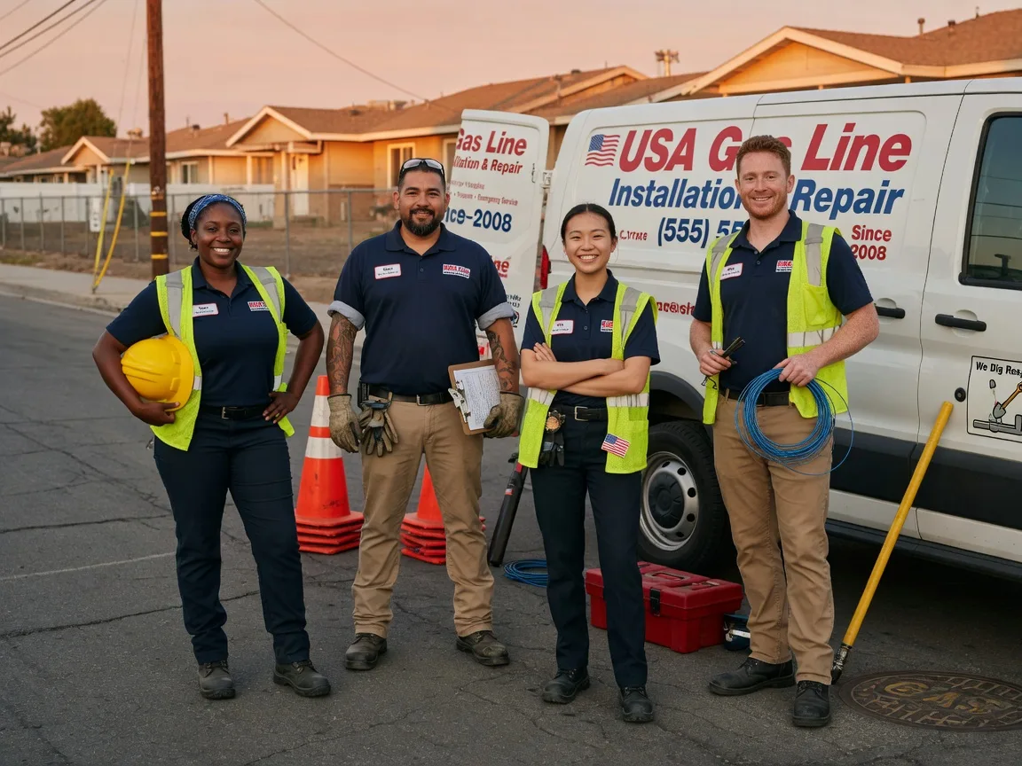 Gas Line Installation company in Industry, TX